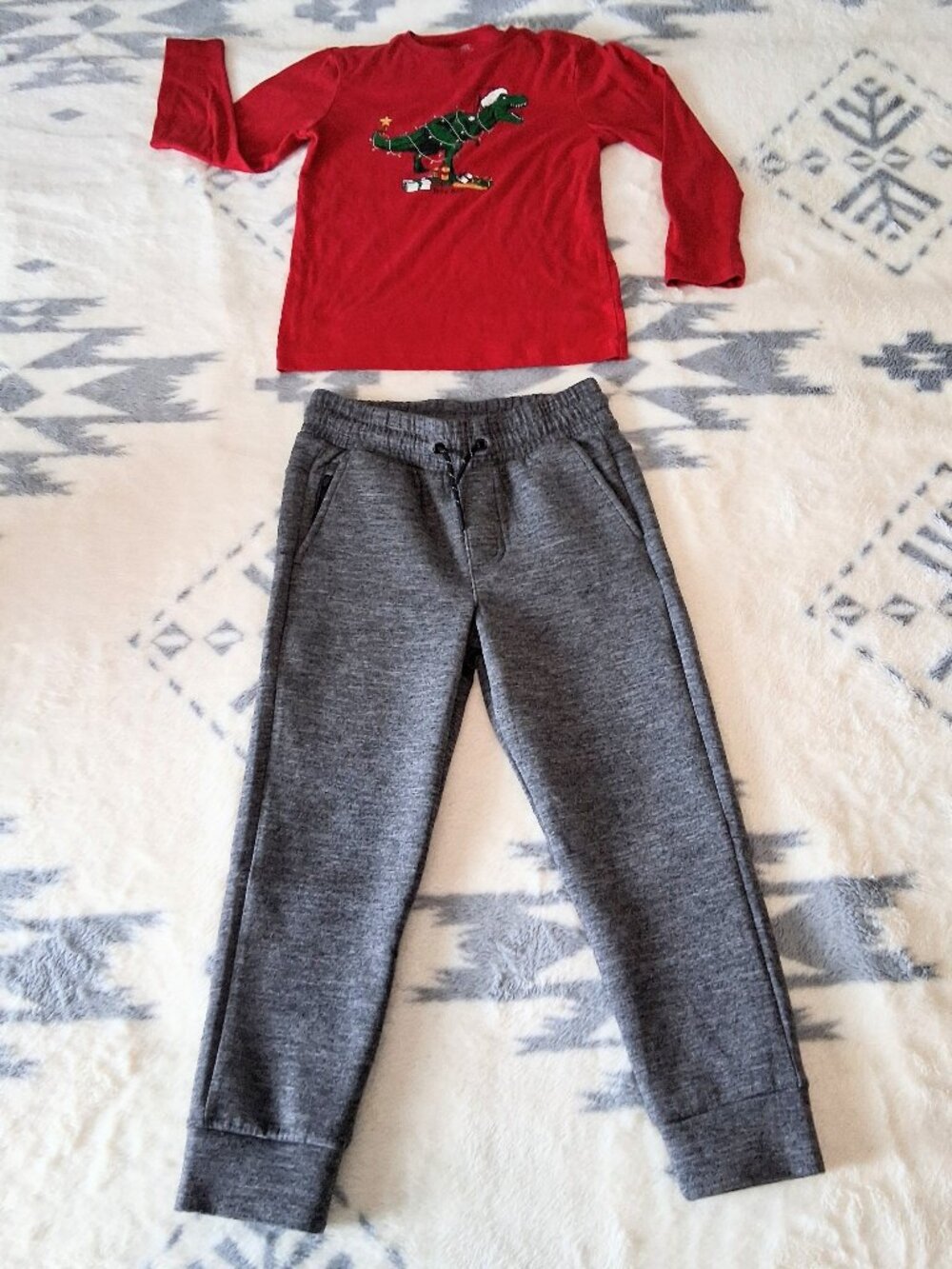 Christmas Dinosaur outfit